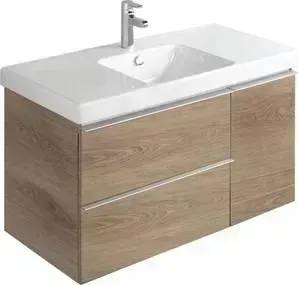 Тумба с раковиной JACOB DELAFON с Odeon Up 102x48,5x53 см, квебекский дуб (EB891-E10, E4731-00)