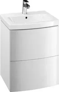 Тумба с раковиной CERSANIT с Easy 50 белая (B-SZ-EAS-ES50/Wh, B-UM-ES50/1)