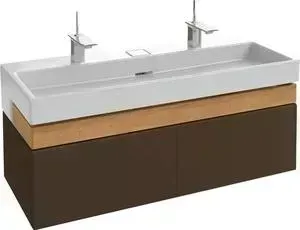 Тумба с раковиной JACOB DELAFON с Terrace 120x48x38 см, ледяной коричневый (EB1188-N23, EXB112-00)