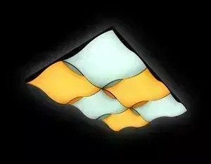 Управляемый светодиодный светильник Ambrella light FP2356 WH 192W D720*480