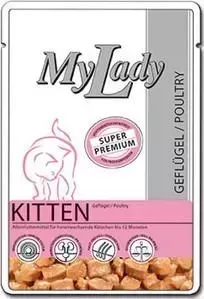 Пауч Dr.ALDER&amp;#039;s и Dr.ALDER&s MyLady Super Premium Kitten Poultry с птицей для котят 85г (400778)