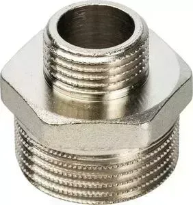 Ниппель STOUT НН переходной никелированный 1" х 1/2" (SFT-0004-000112)