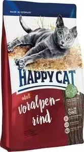 Сухой корм Happy Cat Adult Bavarian Beef альпийская говядина для взрослых кошек 1,4кг (70123)