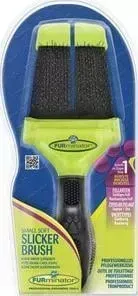 Пуходерка FURminator Slicker Brush Small Soft маленькая мягкая двухсторонняя зубцы 15мм
