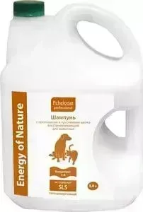 Шампунь Pchelodar Professional Energy of Natural восстанавливающий с прополисом и протеинами шелка для животных 5л