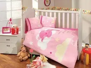 Комплект детского постельного белья Hobby home collection поплин SLEEPER, розовый, 100% Хлопок