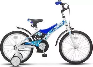 Велосипед STELS 16 Jet Z010 (Белый/Синий) LU077120 16" 9" Белый/синий