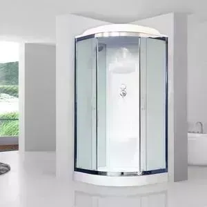 Душевая кабина Royal Bath HK6 100х100х217 стекло белое/шиншилла (RB100HK6-WC-CH)