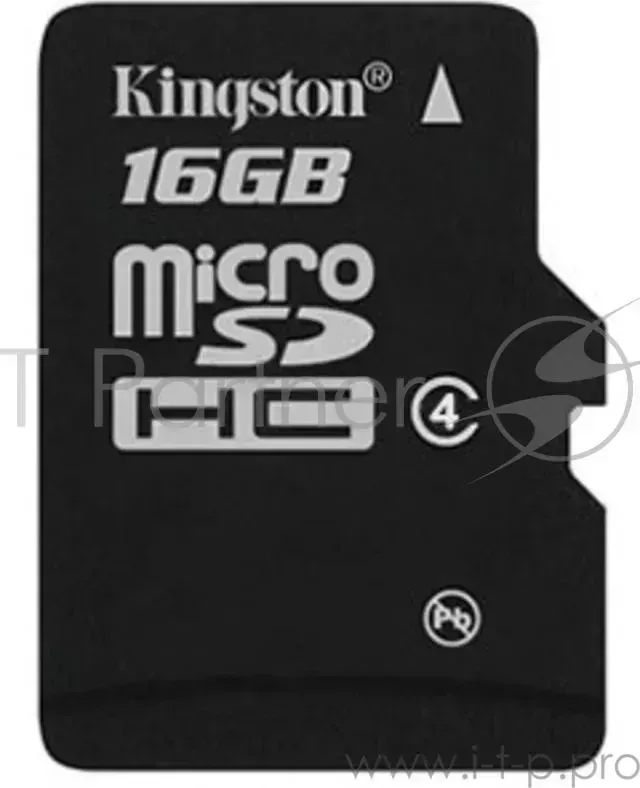 Флэш карта KINGSTON microSDHC 16Gb class4 no adapter (SDC4/16GBSP)