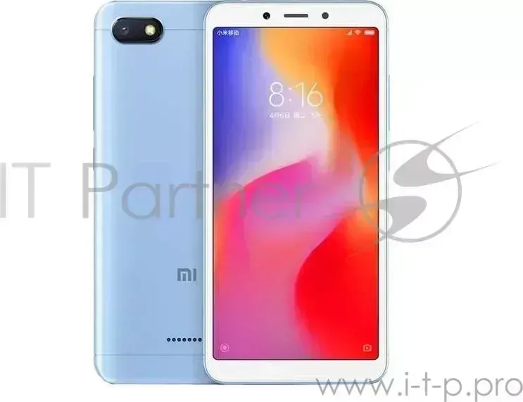 Смартфон XIAOMI Redmi 6A Blue 2/16GB