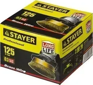 Корщетка STAYER -чашка Professional витая 125 мм хМ14 (35125-125)