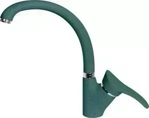 Смеситель для кухни AquaGranitEx зеленый (C-3040 (305))
