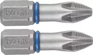 Бит ЗУБР Эксперт PZ2, 25мм 2шт (26013-2-25-2)
