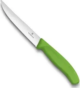 Нож Victorinox для стейков и пиццы 12 см Gourmet зеленый (6.7936.12L4)