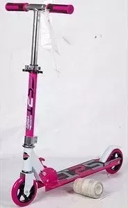 Самокат NOVATRACK городской JUNGLE max 70кг колеса 125 мм розовый 126151