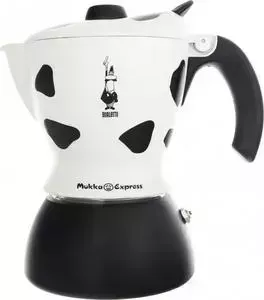 Гейзерная кофеварка Bialetti Mukka Express, 3418, 2 п, пятнистая
