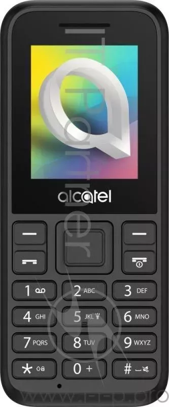 Мобильный телефон ALCATEL 1066D черный моноблок 2Sim 1.8" 128x160 Thread X 0.08Mpix GPS GSM900/1800 MP3 FM max32Gb