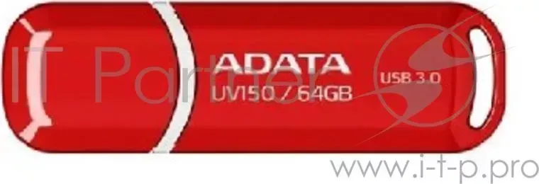 Флеш накопитель 64GB ADATA UV150, USB 3.0, Красный