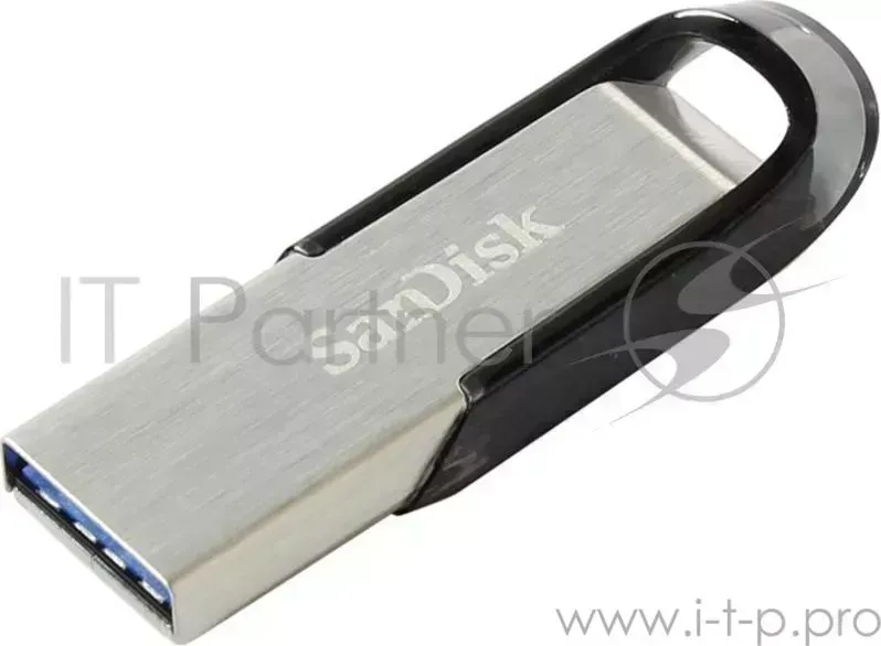 Флеш Диск Sandisk 32Gb Cruzer Ultra Flair SDCZ73-032G-G46 USB3.0 серебристый/черный
