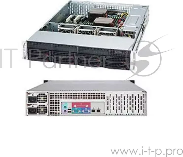 Корпус SUPERMICRO CSE-825TQC-R1K03LPB 8x 3.5" Hot-swap SAS3/ SATA Drive Bays & 2x Fixed 3.5" Drive Bays, 1000W Redundant PWS, SAS3(12 Gbps) HDD supp Supermicro CSE 825TQC R1K03LPB 8x Hot swap 2x , SAS3 12 Gbps ort