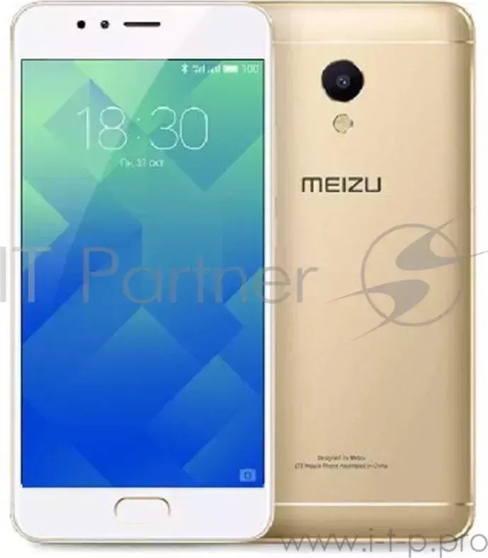 Смартфон MEIZU M5s Gold, 5.2'' 1280x720, 1.3GHz, 8 Core, 3GB RAM, 16GB, up to 128GB flash, 13Mpix/5Mpix, 2 Sim, 2G, 3G, LTE, BT, Wi-Fi, GPS, Glonass, MEIZU Gold 3/16GB