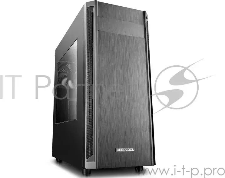 Корпус Deepcool D-SHIELD V2 без БП, боковое окно, черный, ATX DEEPCOOL V2