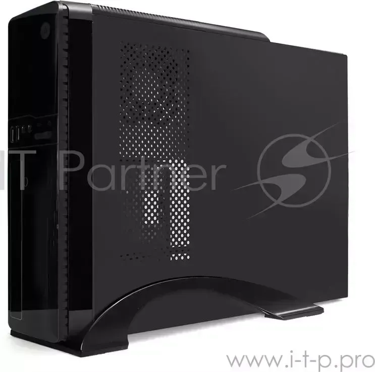Корпус CROWN Корпус Desktop CMC-1907 black ITX (БП CM-PS300W, Micro ATX,Mini-ITX, отсеки 5,25*1, 3,5*1; 3,5/2,5*1; 2*USB 2.0; картридер; встроенный к CROWN ку