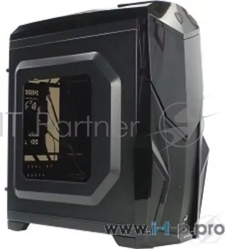Корпус Aerocool Cruisestar ADVANCE без БП, Black Edition, ATX, боковое окно, черный