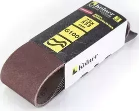 Шлифлента Kolner 75х533мм G100 5шт KSB533/100