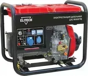 Генератор ELITECH дизельный ДЭС 8000ЕТМ
