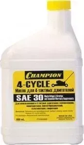 Масло CHAMPION 4-х тактное 0.6л SAE 30 минеральное (952809)