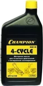 Масло CHAMPION 4-х тактное SAE 30 1л минеральное (952810)
