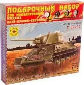 Танк Моделист Модель для склеивания Т-34-76 1942 г. (ПН303546)