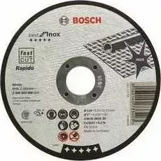 Диск отрезной BOSCH 125х22.2х0.8мм Best for Inox Rapido (2.608.603.488)