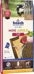 Сухой корм BOSCH Mini Adult Lamb Rice с ягнёнком и рисом для собак мелких пород 15кг