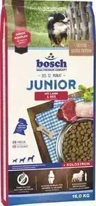Сухой корм BOSCH Junior Lamb Rice с ягнёнком и рисом для щенков 15кг