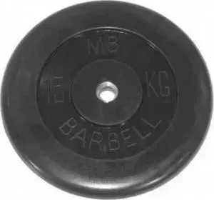 Диск обрезиненный Barbell 31 мм 15 кг