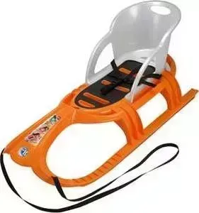 Санки KHW "Snow Tiger Comfort" со спинкой (оранжевый) 29400