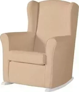 Кресло Micuna Wing/Nanny white/beige искусственная кожа