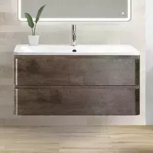 Тумба под раковину BELBANGO Albano 80 Rovere Nature Grigio (ALBANO-800-2C-SO-RNG)