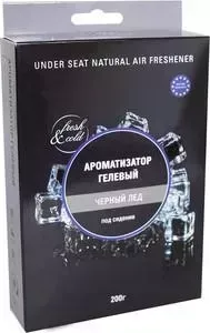 Ароматизатор KRAFT &quot;Гелевый под сиденье&quot; Черный лед (KT 833014)