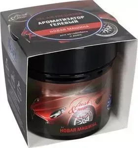 Ароматизатор KRAFT &quot;Гелевый в банке&quot; Новая машина (KT 833032)