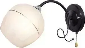 Бра Imex MD.3314-1-W BK+CH 1*60Вт E27