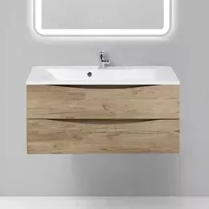 Тумба под раковину BELBANGO Marino 100 rovere nature (MARINO-1000-2C-SO-RN-P)