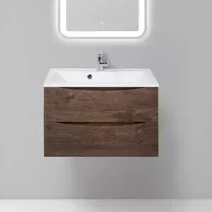 Тумба под раковину BELBANGO Marino 75 rovere moro (MARINO-750-2C-SO-RW-P)