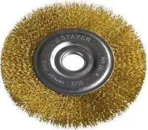 Корщетка STAYER -колесо Professional витая 150 мм х22 мм (35122-150)