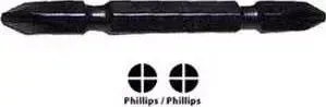 Бит MAKITA PH2/PH2 х65мм (784203-1)