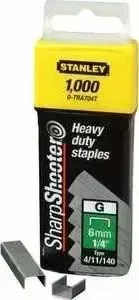 Скобы для степлера STANLEY 12мм тип ;G; 1000шт (1-TRA708T)