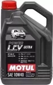 Моторное масло MOTUL Power LCV Ultra 10W-40 5 л