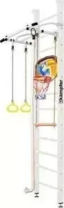 Шведская стенка Kampfer Helena Ceiling Basketball Shield №6 Жемчужный Высота 3 м белый турник